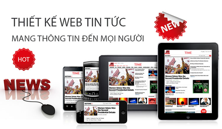 Thiết kế web tin tức