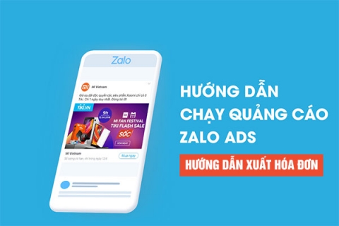 Hướng dẫn xuất hóa đơn zalo ads