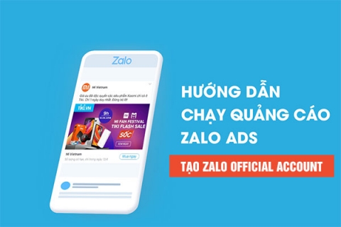 Tạo Zalo Official Account chạy Quảng Cáo